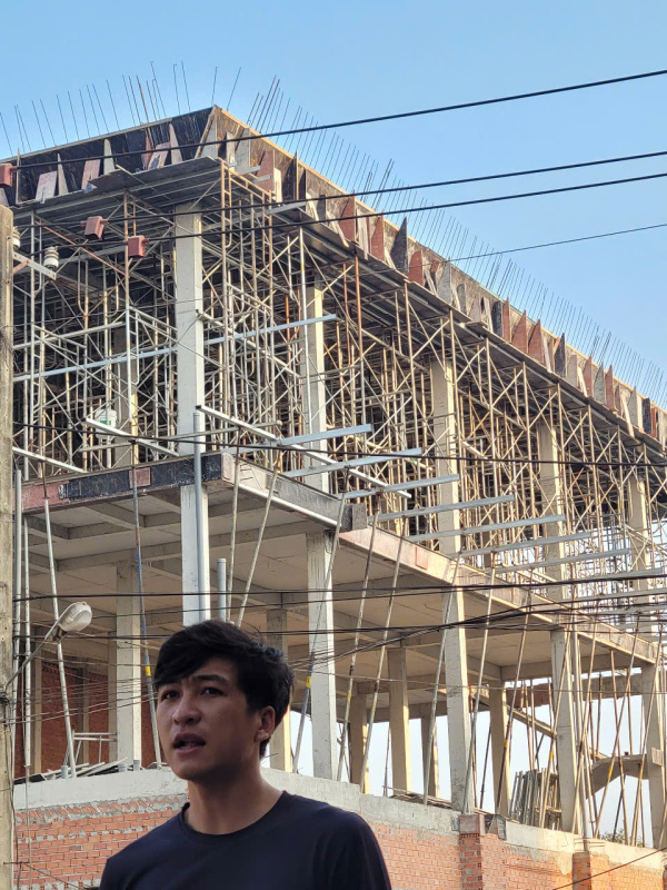 Công trình sửa chữa và xây lại nhà xưởng cho chị Bình tại Biên Hòa