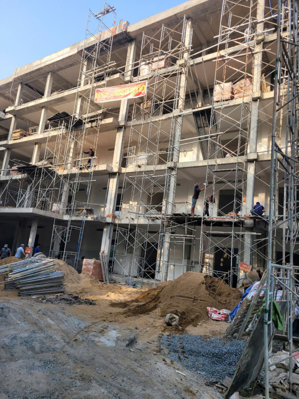 Thi công xây dựng trường cấp 2 Trảng Dài