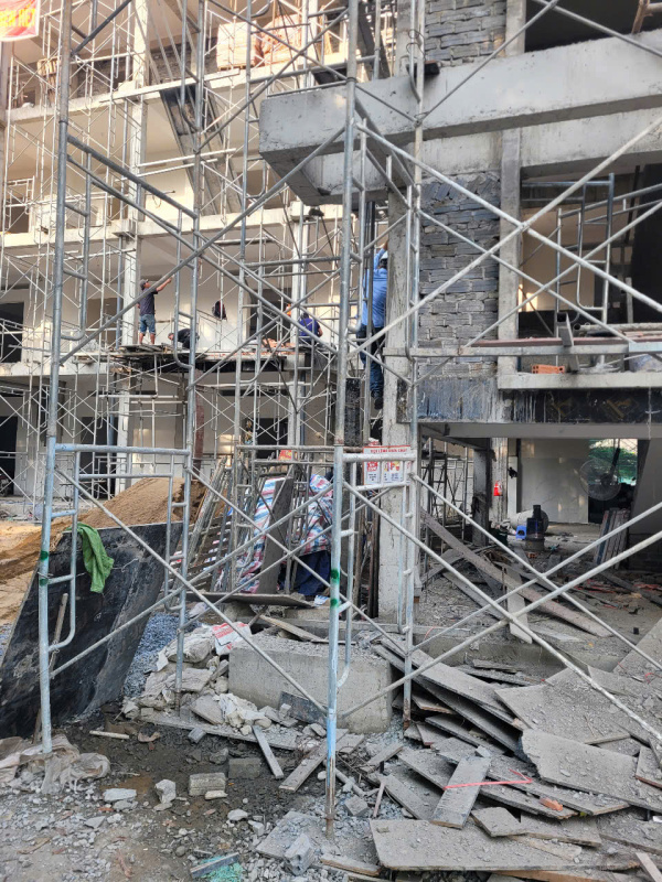 Thi công xây dựng trường cấp 2 Trảng Dài