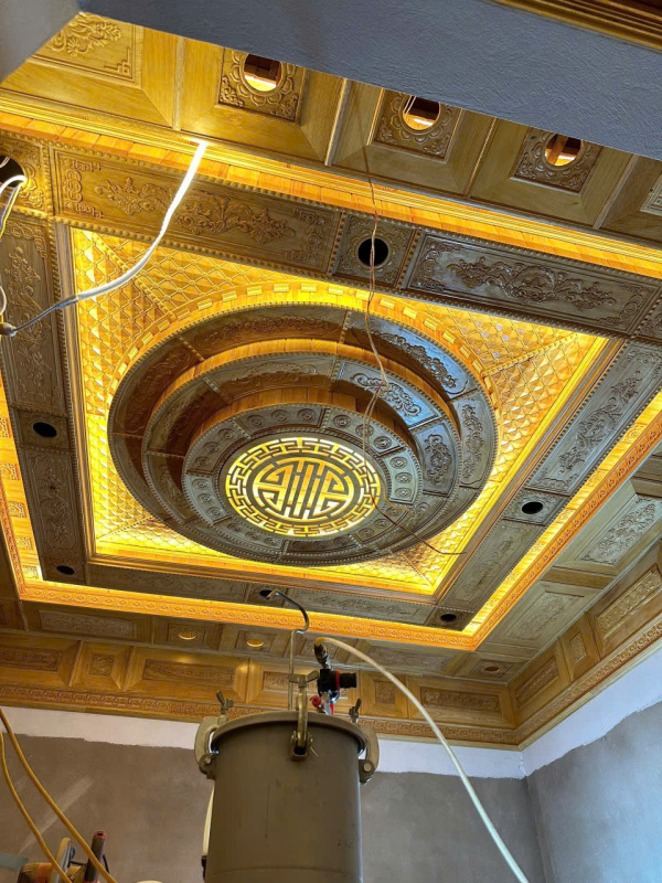 Trang trí nội thất gỗ - trần gỗ ốp tường